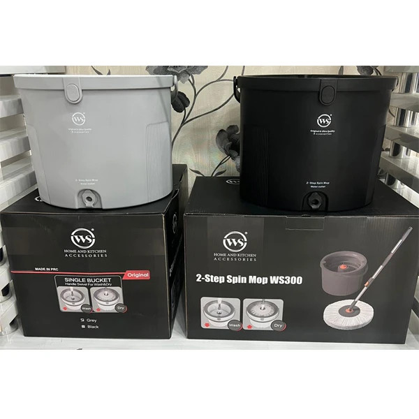 ست سطل و زمین شوی دبلیو اس مدل WS300