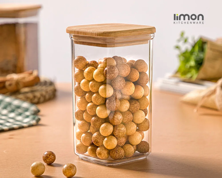 جا ادویه 4 گوش درب چوبی لیمون مدل سارینا 1 کد 2197