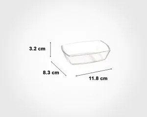 پیاله سرو 6 عددی کوچک لیمون مدل شیشه ای کد 2225