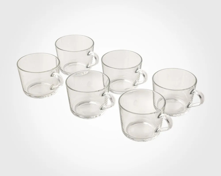 فنجان لیمون مدل دسته دار کد DH2282 مجموعه 6 عددی