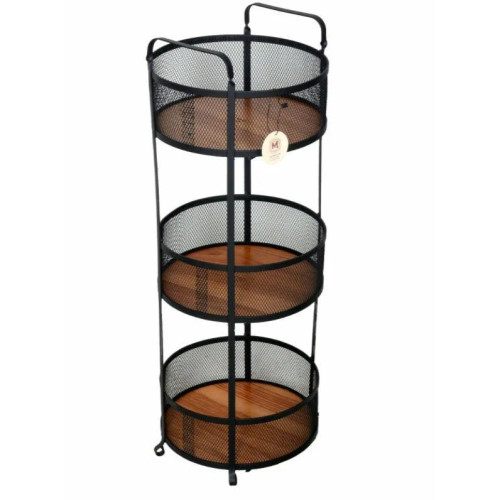 سبد سیب زمینی و پیاز مرولین مدل سه طبقه کد 40143