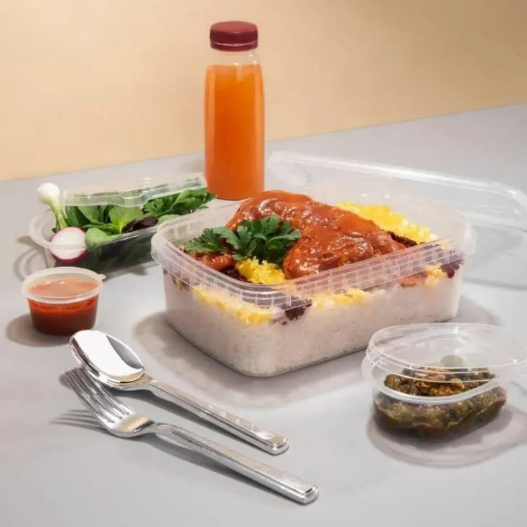 ظرف نگهدارنده طب پلاستیک مدل 1500CC شفاف