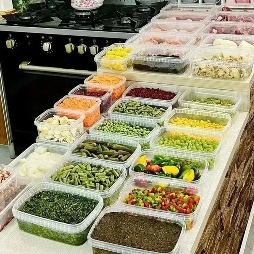 ظرف نگهدارنده طب پلاستیک مدل 1500CC شفاف