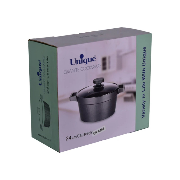 جعبه و بستهبندی شرکتی قابلمه یونیک 24cm Casserole UN-8906