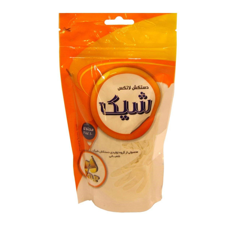 دستکش لاتکس شیک مدل DK101 بسته 10 عددی