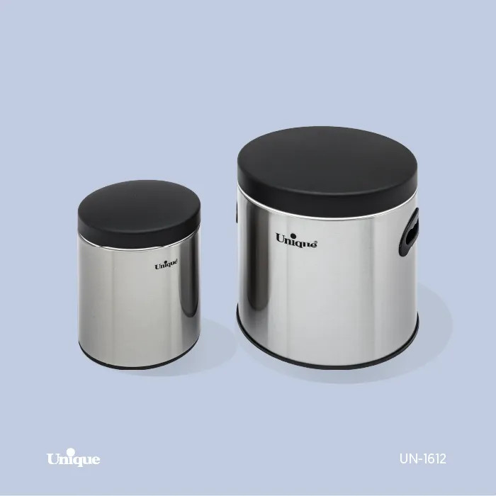 ست ظرف قند و شکر استیل یونیک مدل UN-1612