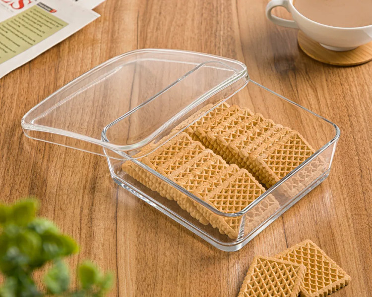 ظرف شیرینی و تنقلات دربدار لیمون (Candy Box) کد ۲۱۵۴