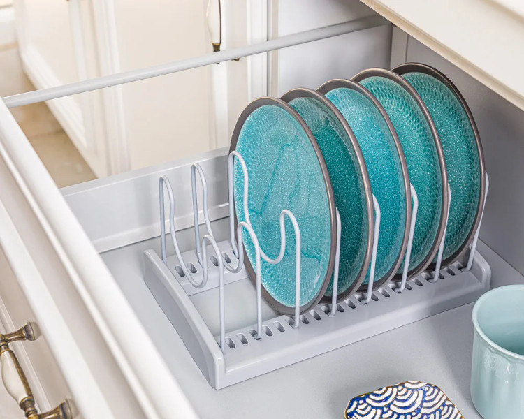 نظم دهنده بشقاب و دیس داخل کابینت برند لیمون