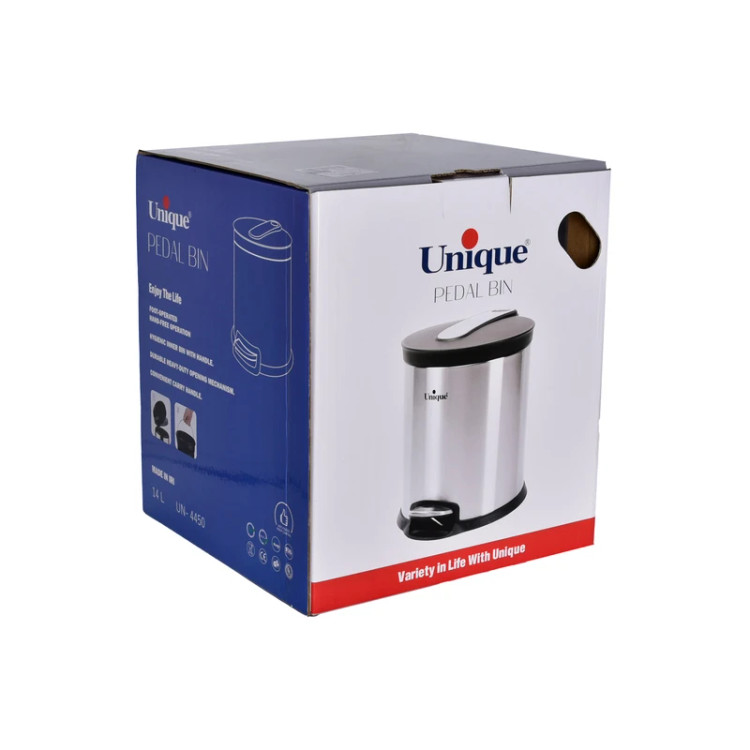 جعبه و بستهبندی اصلی سطل زباله پدالی یونیک کد UN-4450