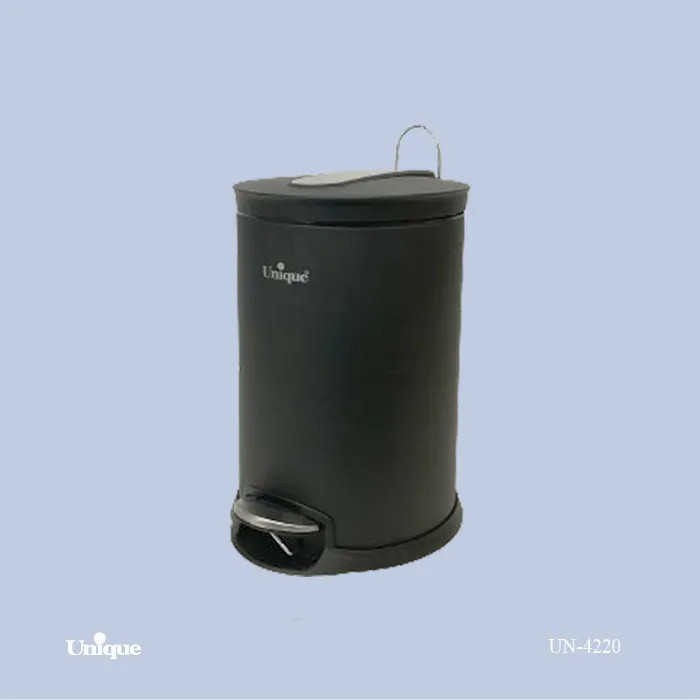 سطل پدالی ۱۲ لیتری یونیک مشکی دیجی پلاسکو