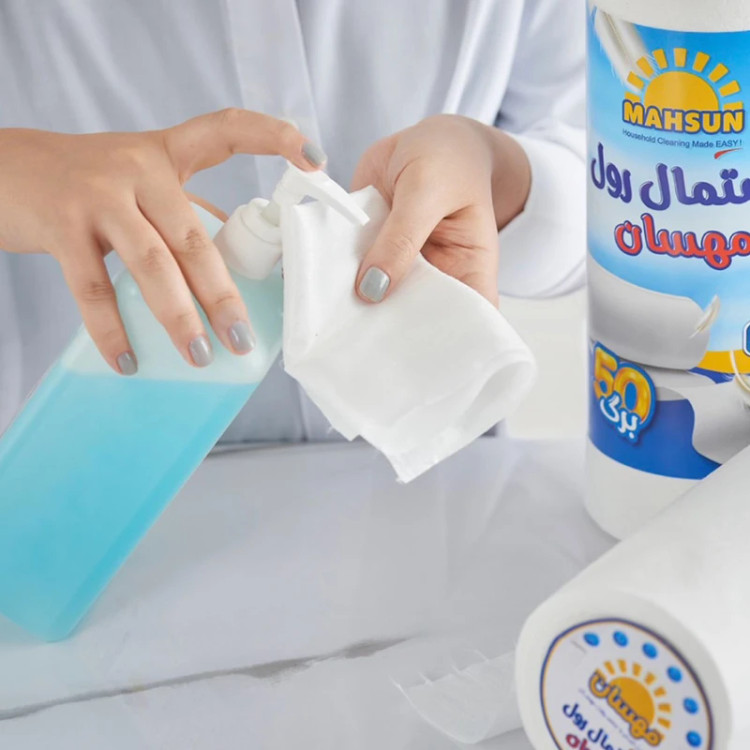 دستمال نظافت مهسان مدل رول ۵۰ عددی (کد ۲۰۲۴۰)