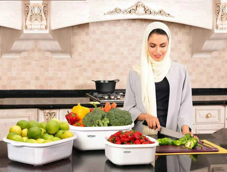 سرویس آبکش و لگن ۸ پارچه لیمون مدل نسیم کد 0263