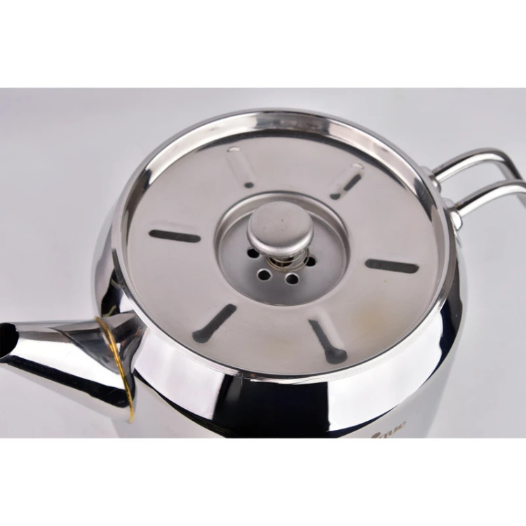 ست کتری استیل و قوری چینی یونیک مدل 7280