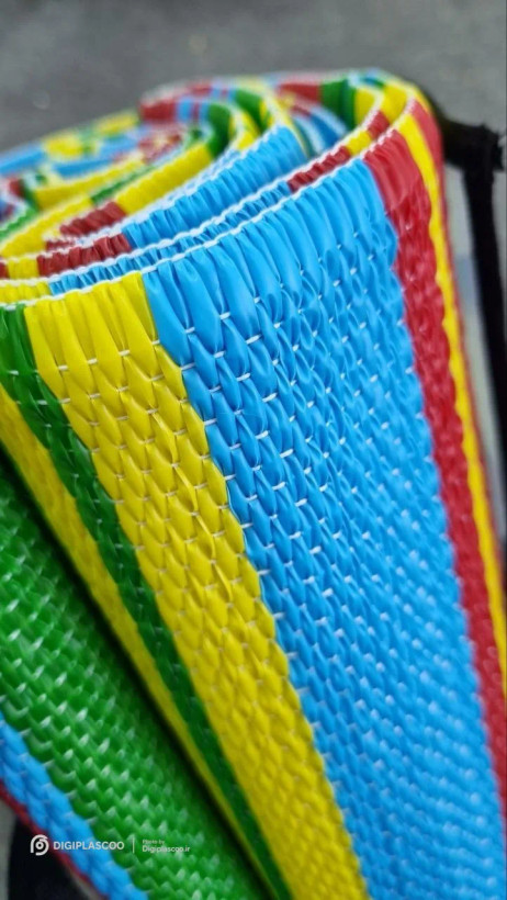 بافت حصیری ضدآب و تمیزکاری راحت زیرانداز پلاستیکی سفری