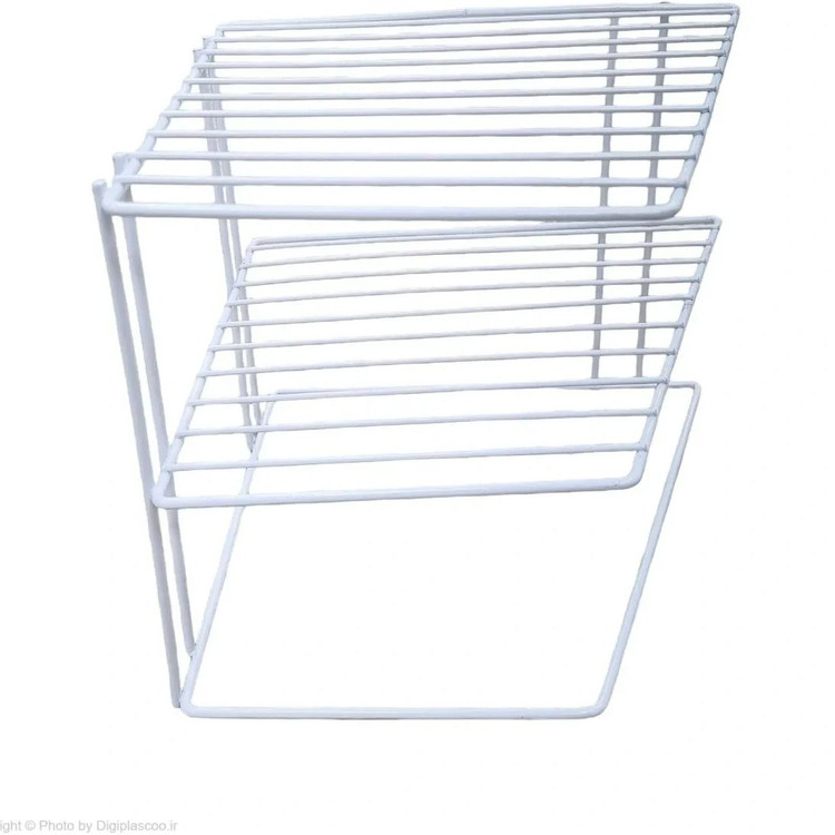 نظم دهنده کابینت متال هوم مدل سه گوش فلزی سفید