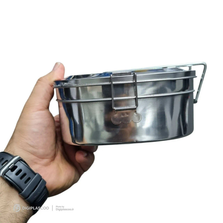 ظرف غذا استیل سفری و کمپینگ (مدل کتابی و گرد)