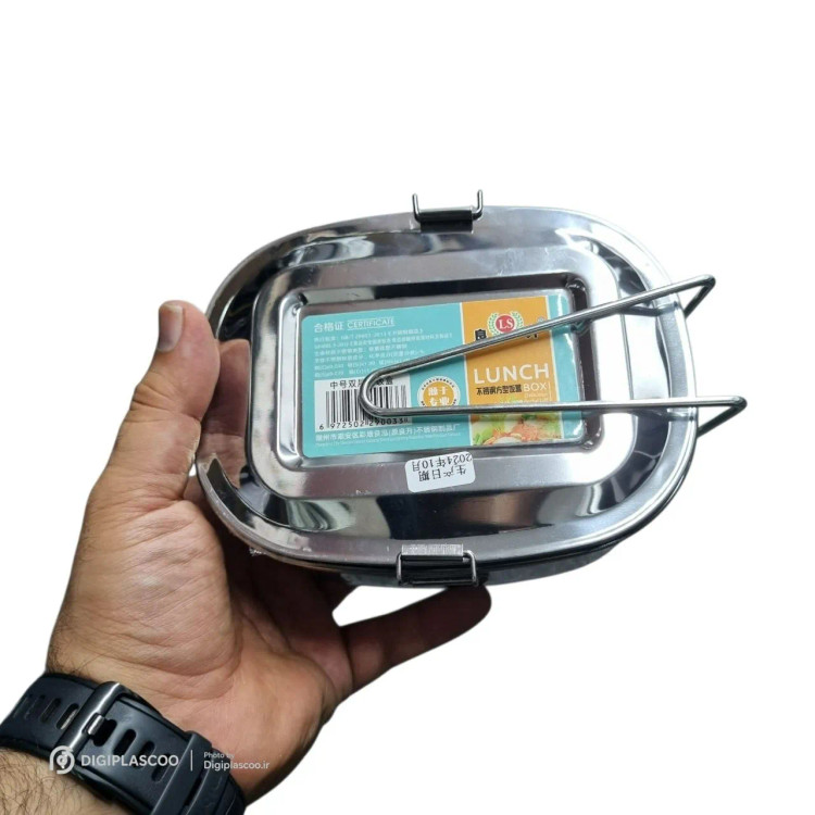 ظرف غذا استیل سفری و کمپینگ (مدل کتابی و گرد)