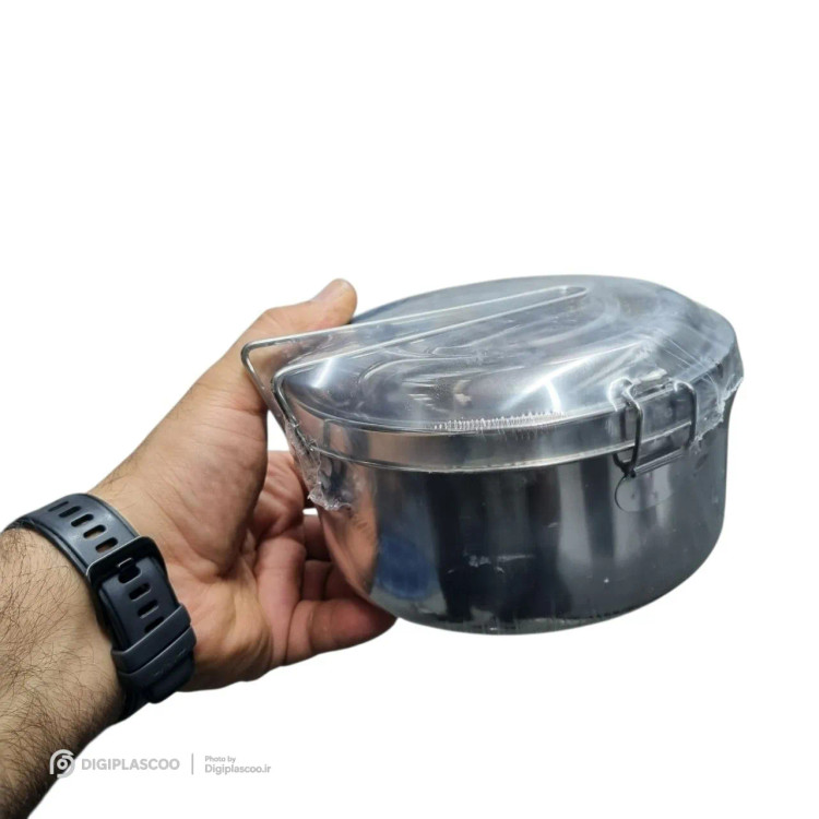 ظرف غذا استیل سفری و کمپینگ (مدل کتابی و گرد)