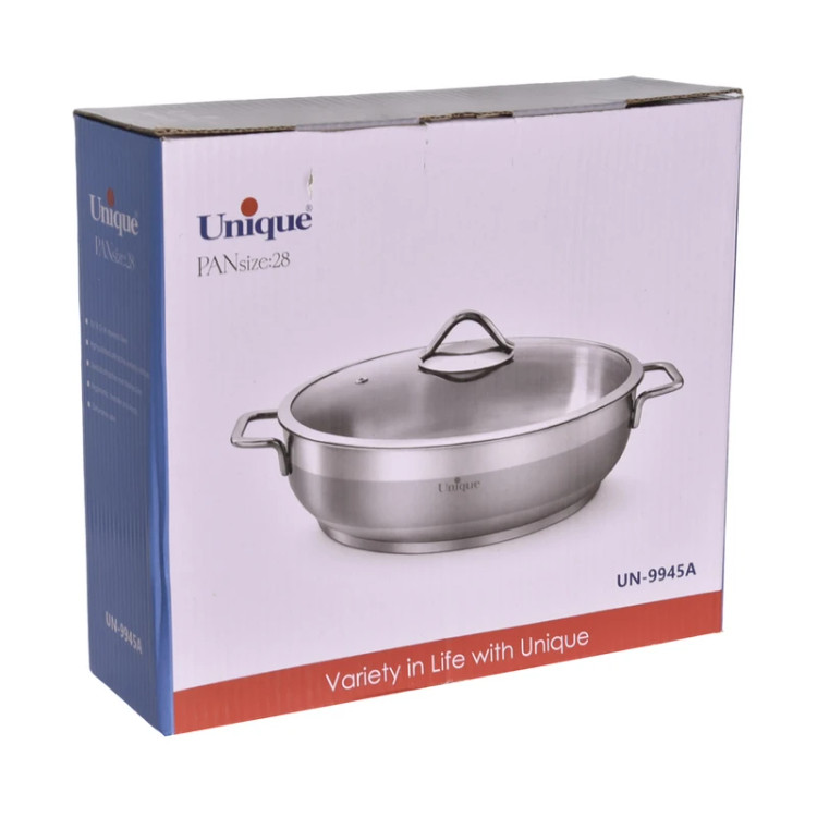 جعبه بستهبندی تابه استیل یونیک سایز ۲۸ کد UN-9945A