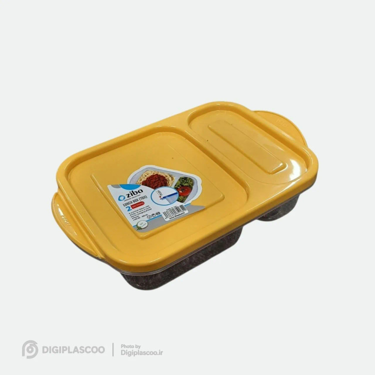 ظرف غذا و اردوخوری چندخانه زیباسازان مدل توژی (۲ خانه و ۳ خانه)