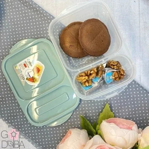 ظرف غذا و اردوخوری چندخانه زیباسازان مدل توژی (۲ خانه و ۳ خانه)