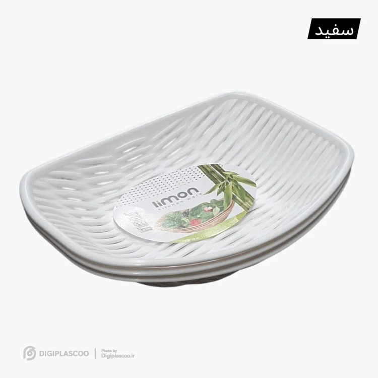 سبد سبزی لیمون طرح بامبو کد 1392 مجموعه 3 عددی