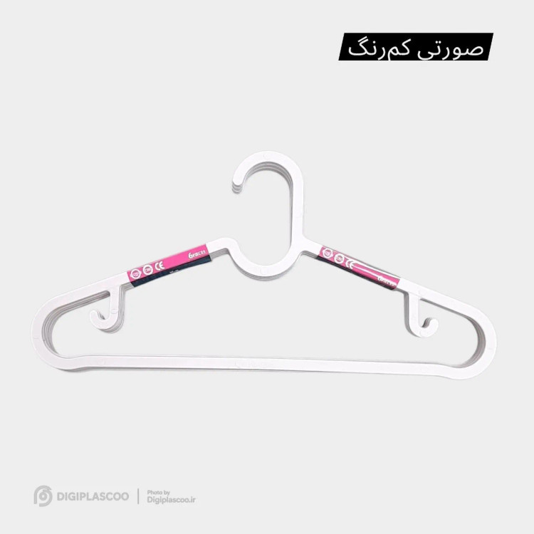 چوب لباسی پلاستیکی هوم کی مدل زیبا ۰۲ سایز بزرگ
