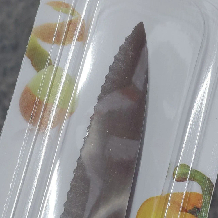 چاقو آشپزخانه یونیک مدل ساده و ارهای کد 5515 | یونیک اصل