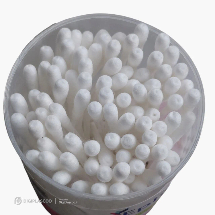 گوش پاک کن افیل مدل Natural بسته 100 عددیEphil Natural Cotton Swabs 100 Pieces