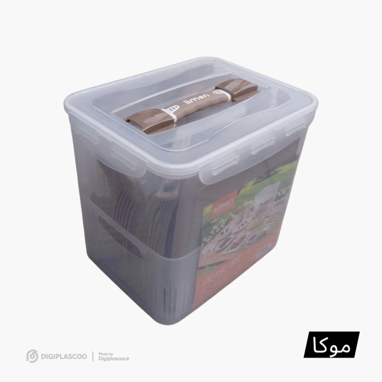 ست پیکنیک ۶۰ پارچه ۶ نفره لیمون کد ۱۰۶۳