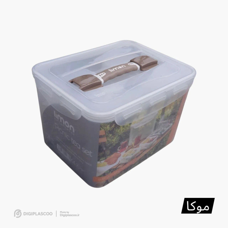 سرویس چای خوری و صبحانه خوری مسافرتی ۶ نفره لیمون کد 4303